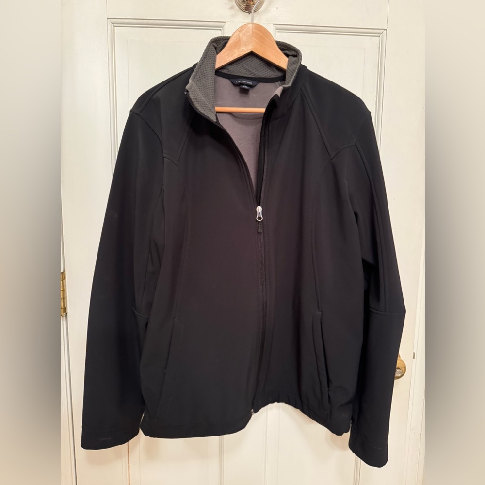 Land’s End black fleece lined women’s jacket XL